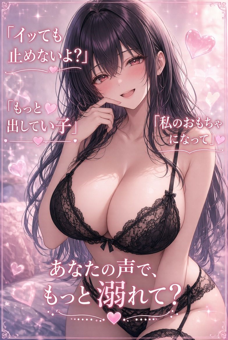 【巨乳女王様】あなたのチンポ、私のおもちゃにしてあげる（はーと） 甘々射精管理オナニーサポート - サンプル画像 1