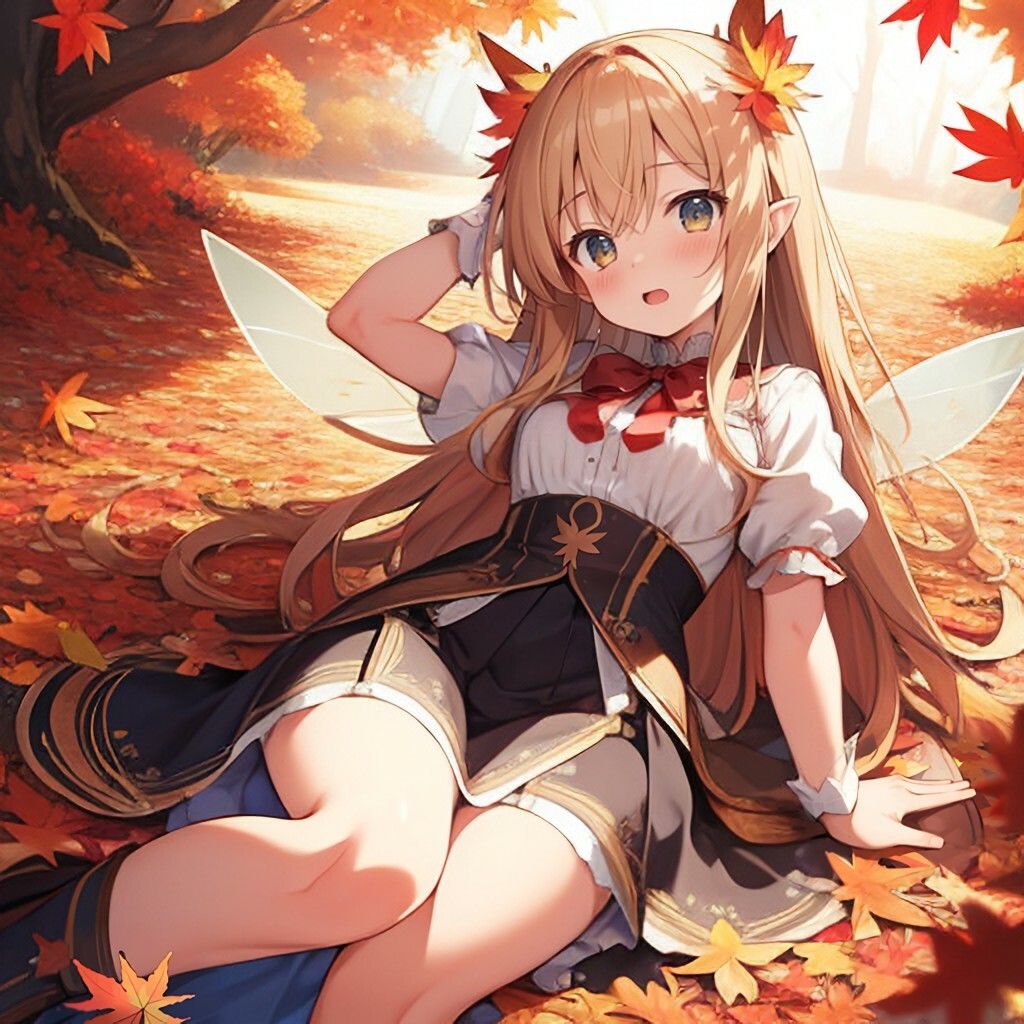紅葉な妖精さん - サンプル画像 1