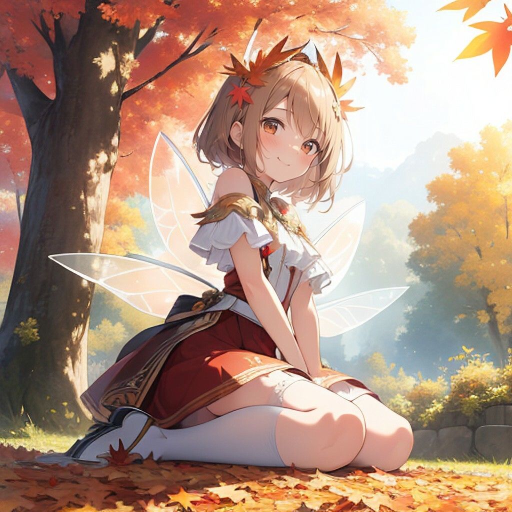 紅葉な妖精さん - サンプル画像 2