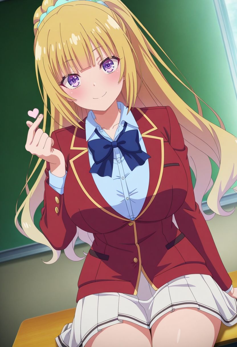 ようこそ淫乱ヒロインの教室へ - サンプル画像 1