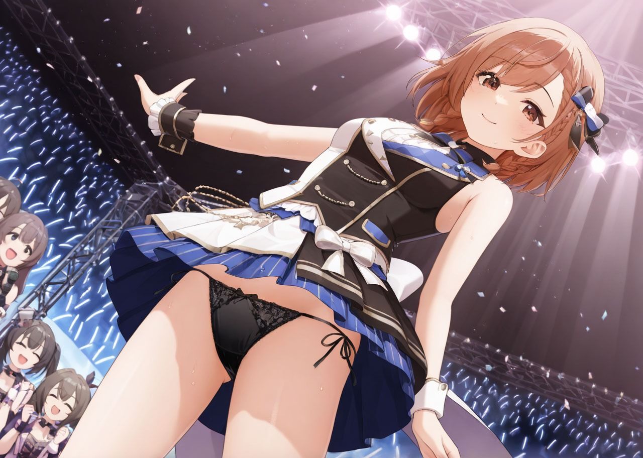 推しのライブを下から見る!ポロリ3 - サンプル画像 1