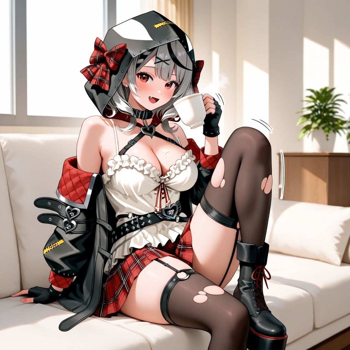 ホ〇ライブ イチャイチャ同棲 沙〇叉クロヱ - サンプル画像 3