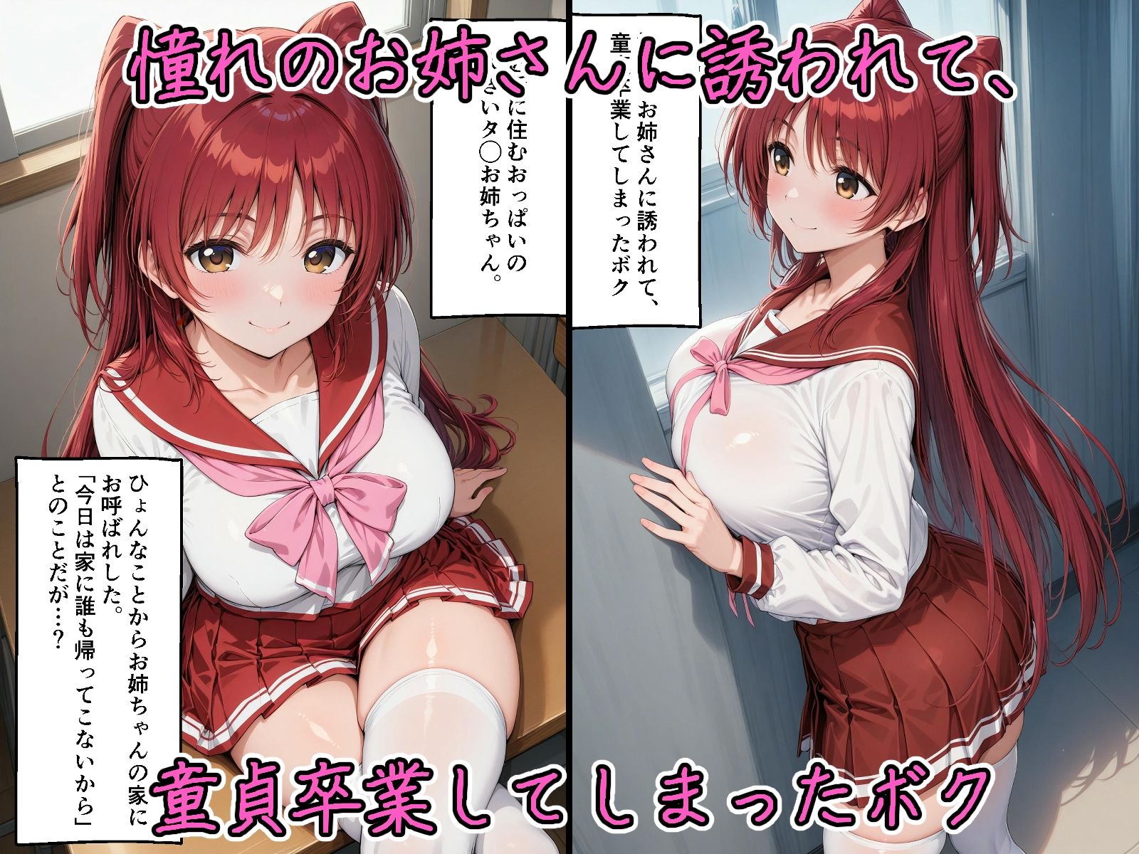 憧れのお姉さんに誘われて、童貞卒業してしまったボク - サンプル画像 1
