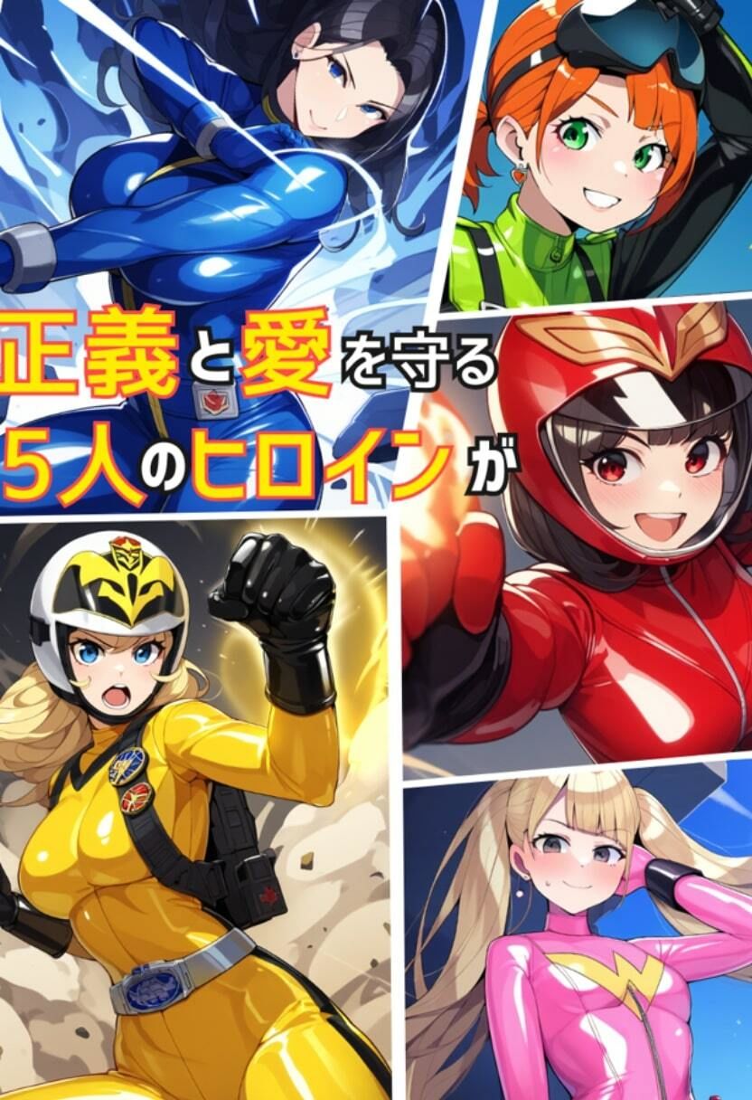戦隊ヒロインが機械姦で悪堕ち!媚薬で快楽に蝕まれて連続絶頂!・500枚 - サンプル画像 3
