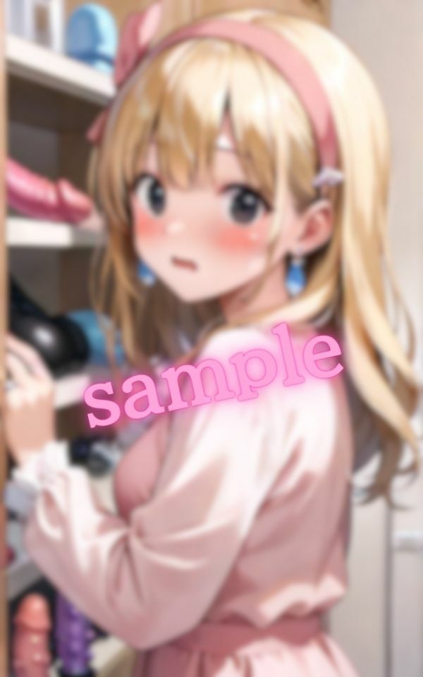 金髪美女の初めてのおもちゃ - サンプル画像 3