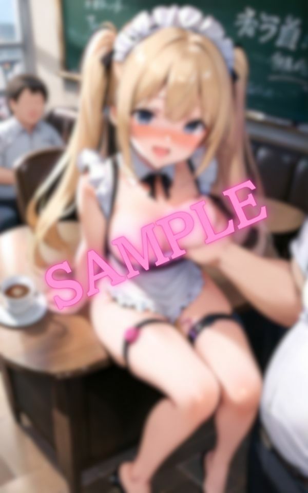 大切な妹が模擬カフェで客の玩具状態…ローター装着しながら接客プレイ - サンプル画像 1