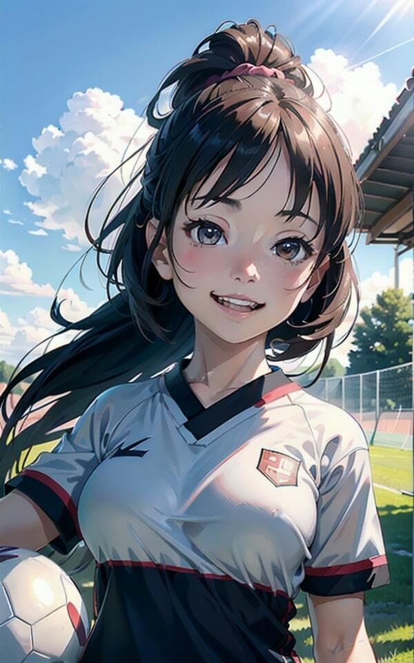 女子サッカー部の後輩はビッチ!おっぱいを見せつけてくる露出狂だった!! - サンプル画像 2