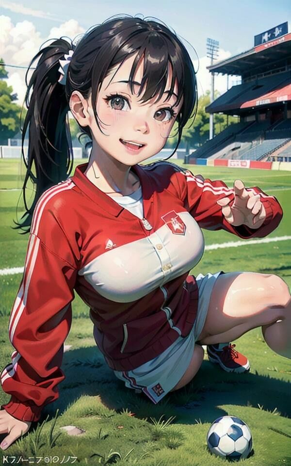女子サッカー部の後輩はビッチ!おっぱいを見せつけてくる露出狂だった!! - サンプル画像 5