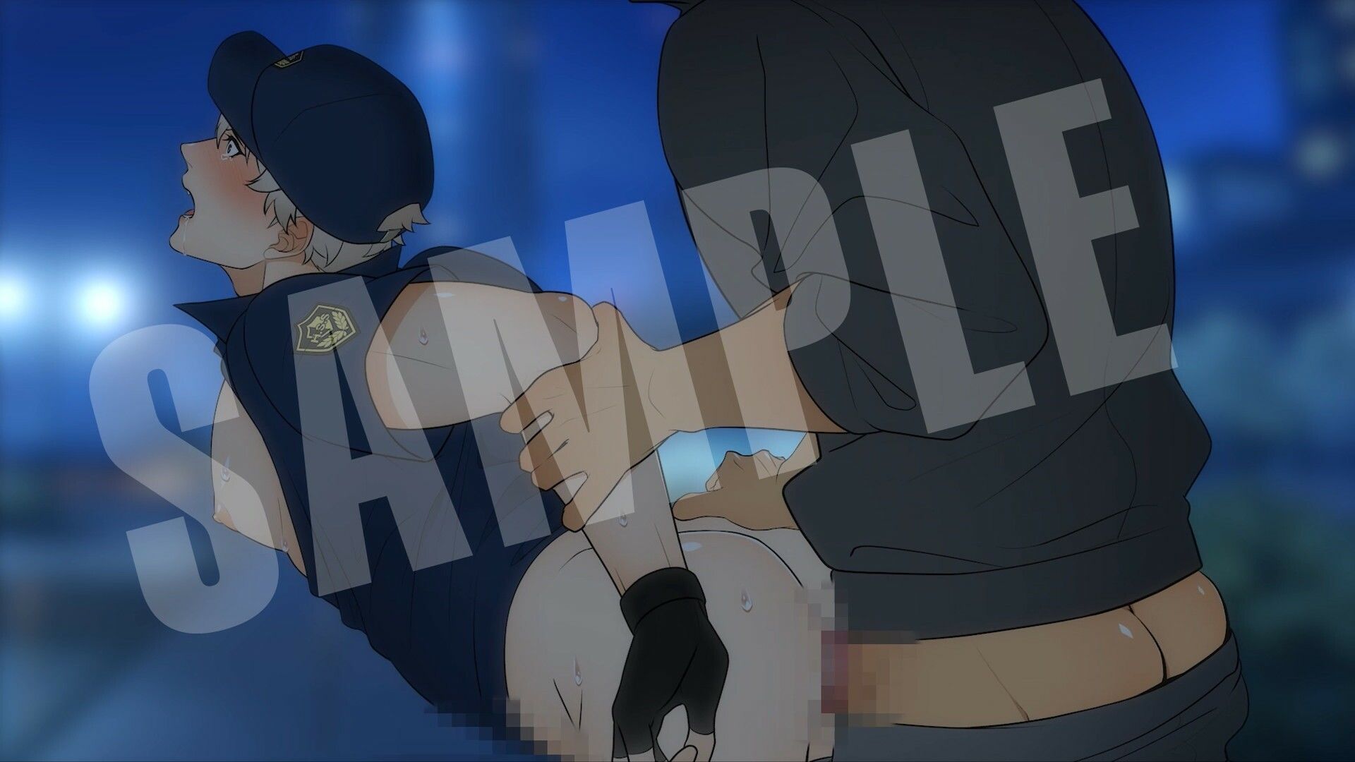 【アニメ】ハッテン場イト 夜間警備の三田くん 前編 - サンプル画像 4