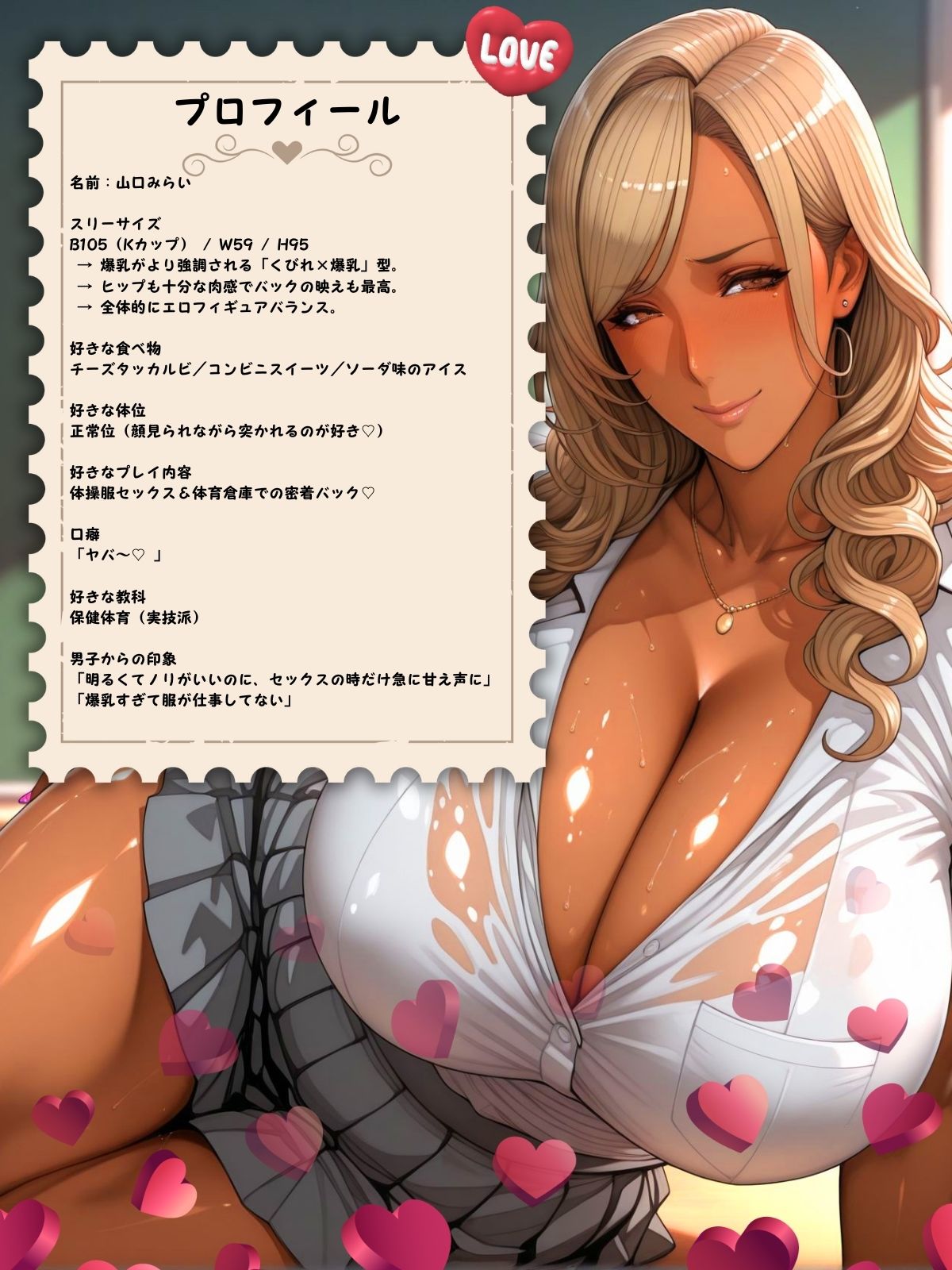 超乳好き必見!フルボッキ対応系ギャル2 - サンプル画像 1