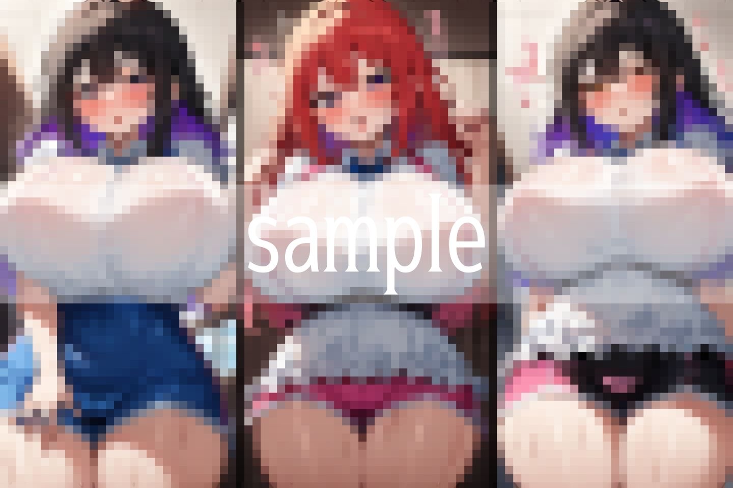 爆乳処女のスケ乳...収まらないわがままボディ - サンプル画像 7