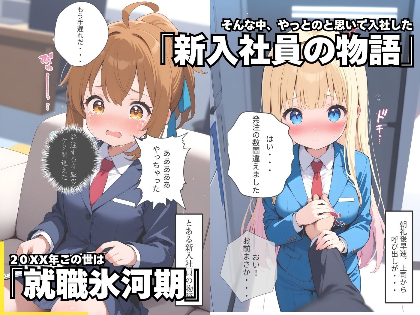 仕事で重大なミスをした新入社員が社内で公開調教される話 - サンプル画像 1