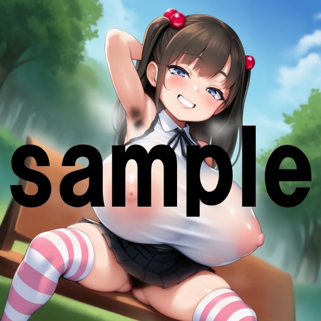 爆乳童顔痴女〜わき・陰毛編〜 - サンプル画像 2