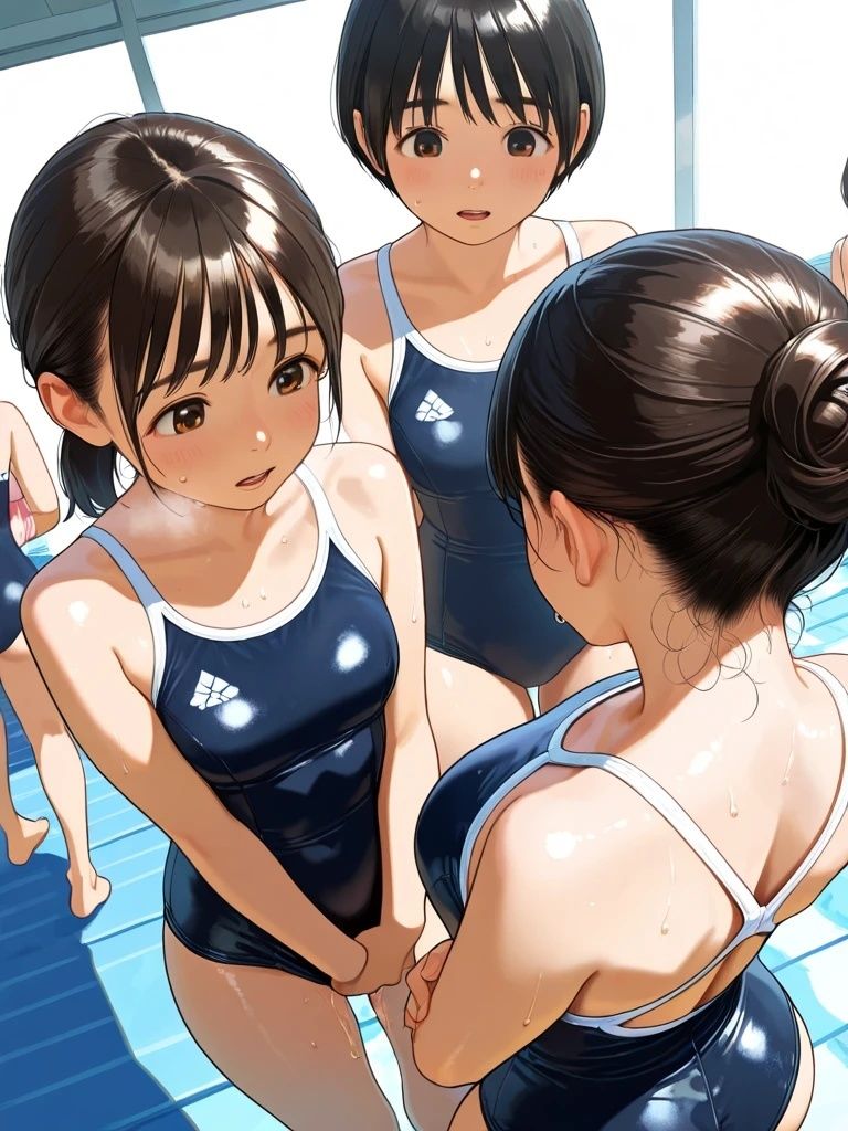女子生徒の水着姿〜スク水マニア〜 - サンプル画像 3