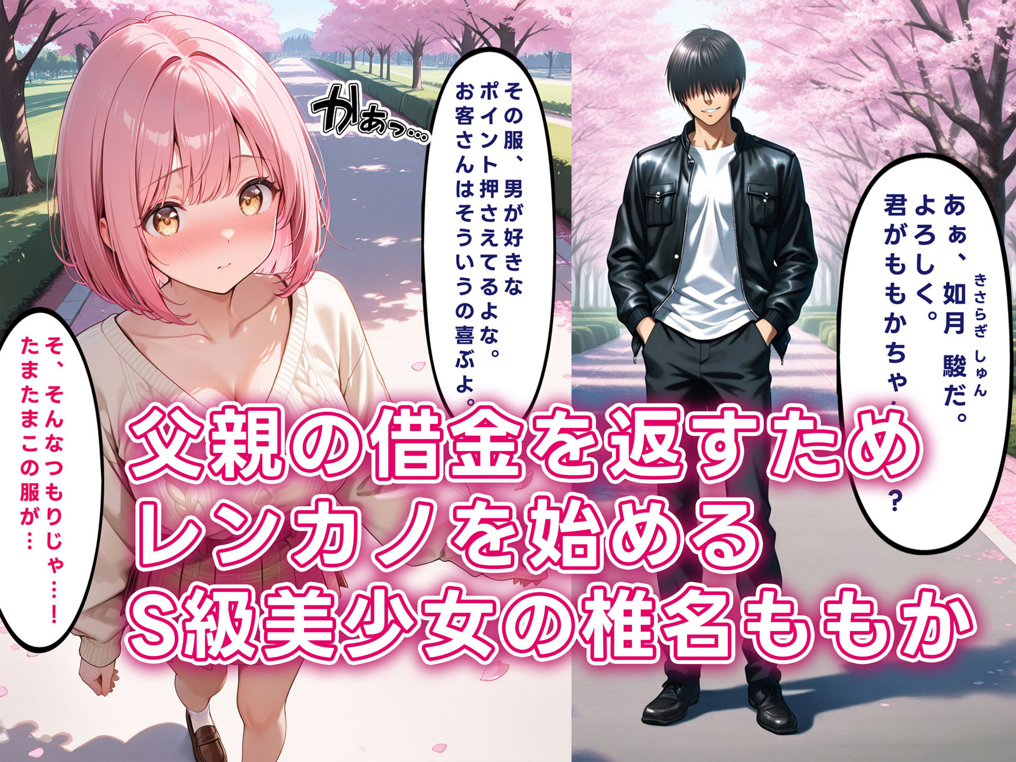 レンカノエンジェル S級新人ももかの裏研修 - サンプル画像 1