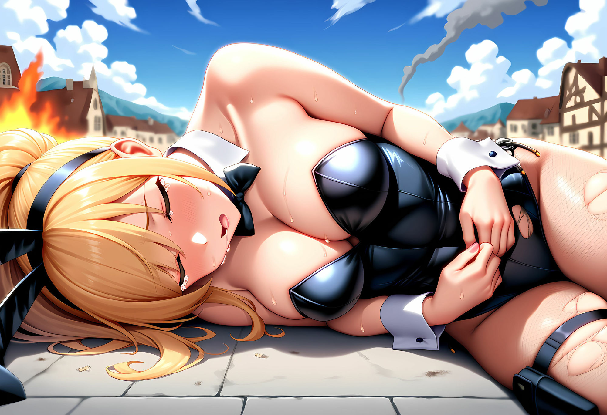 バニーガール戦士カレン ─敗北、そして陵● - サンプル画像 2