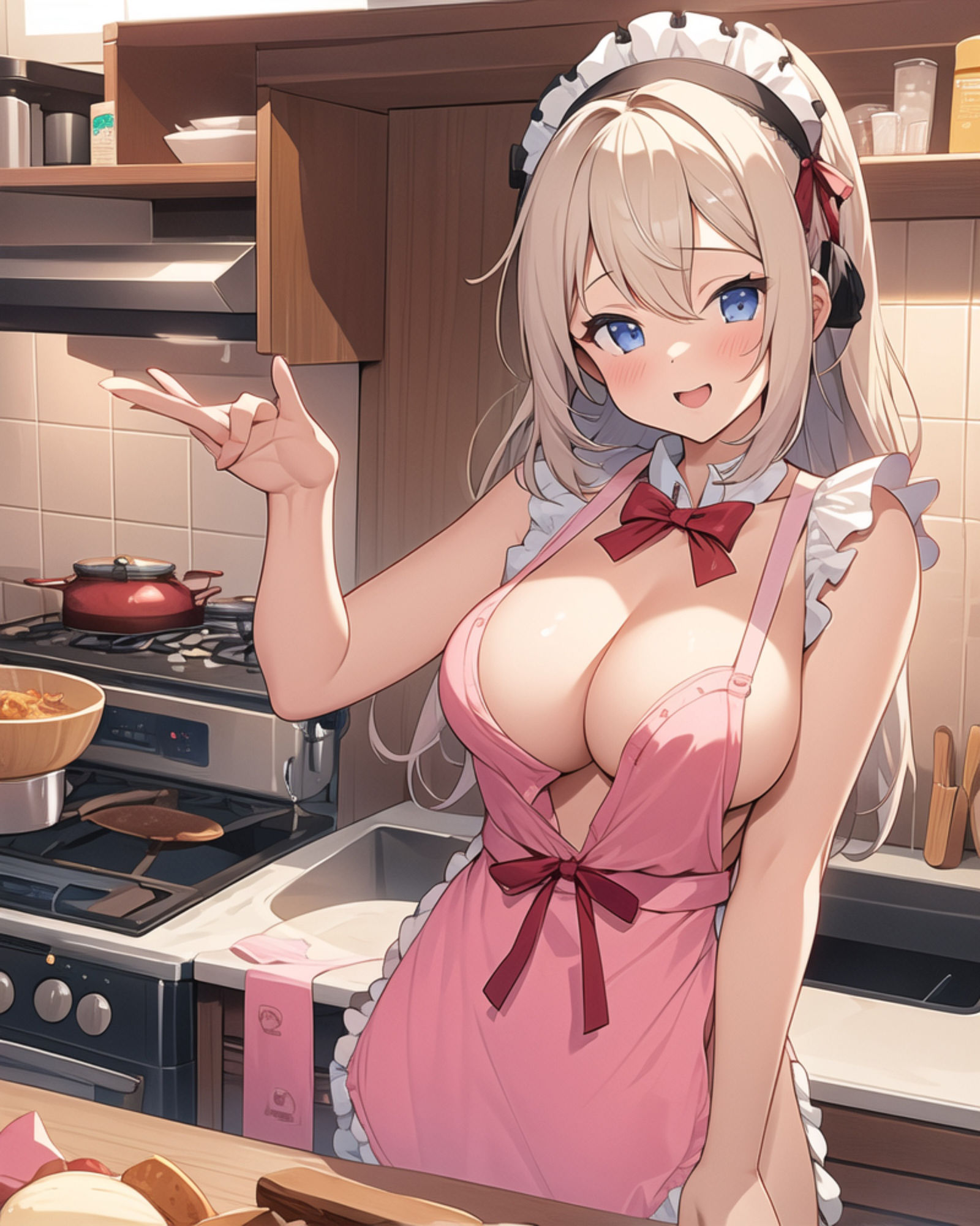 プレミアム アイドル 裸エプロン 画像集267枚 モザイクなし - サンプル画像 4