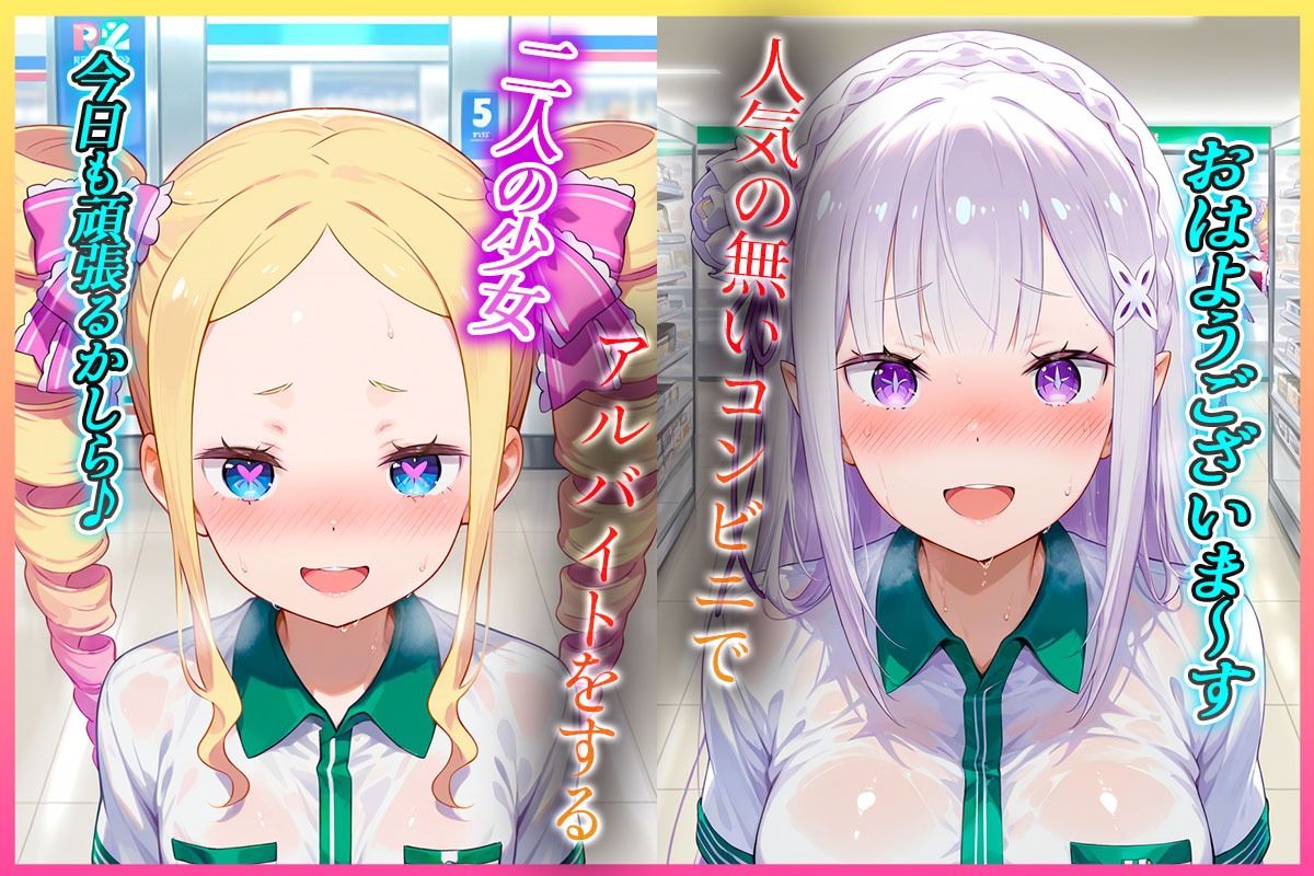 コンビニでバイトする少女の性事情 - サンプル画像 1