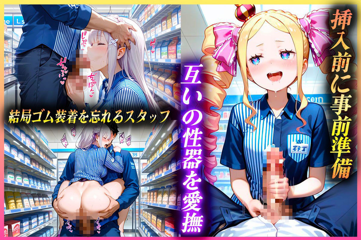 コンビニでバイトする少女の性事情 - サンプル画像 5
