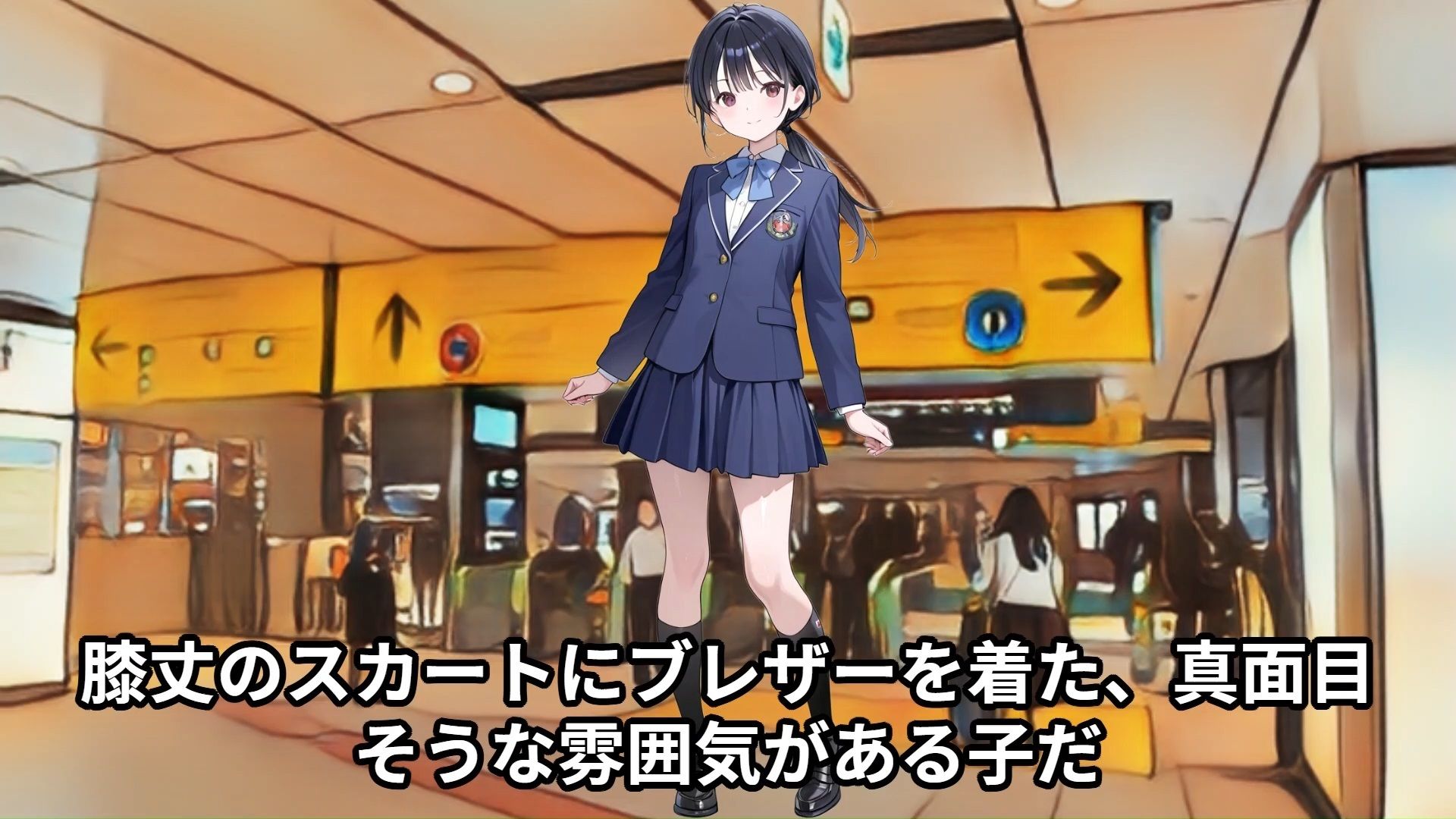 【羞恥体験告白】穢れを知らない新入生の女子学生を通学初日の満員電車で蹂躙した話(前編) - サンプル画像 1