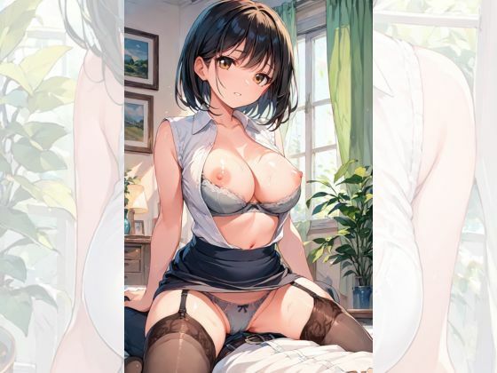 OL変態ちゃんの美脚・美乳・美尻 新入社員は必ず通るご奉仕! - サンプル画像 9