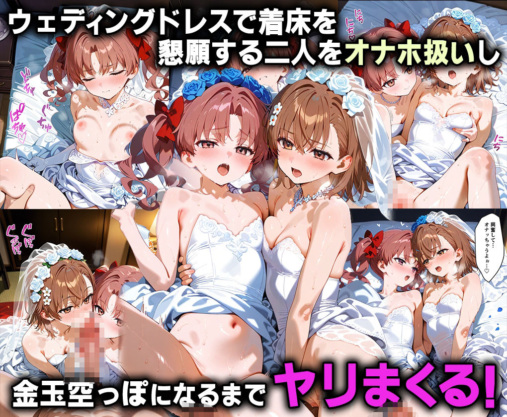 ふたりは俺のオナペットっ!完全支配済の御○美琴&白○黒子を着せ替えでご奉仕性奴●にしてイキ狂わせる話ww - サンプル画像 8