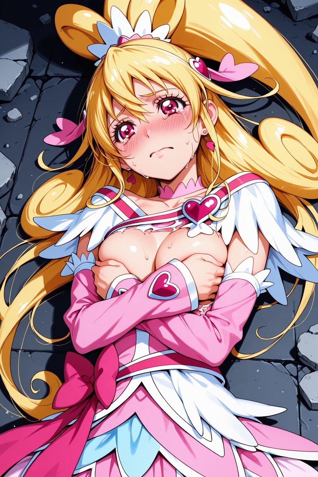 変身ヒロイン×辱 ドキドキ!プ●キュア キュ●ハート敗北初SEX - サンプル画像 5