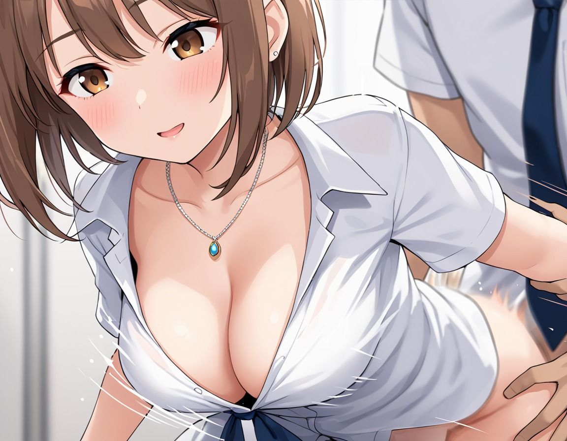 出張先で巨乳上司と相部屋不倫SEX - サンプル画像 1
