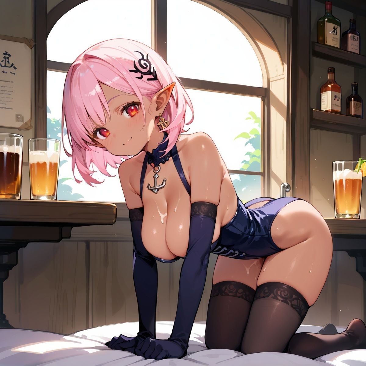 巨乳エルフに大量中出し!〜厳選画像225枚!〜 Vol.1 - サンプル画像 2
