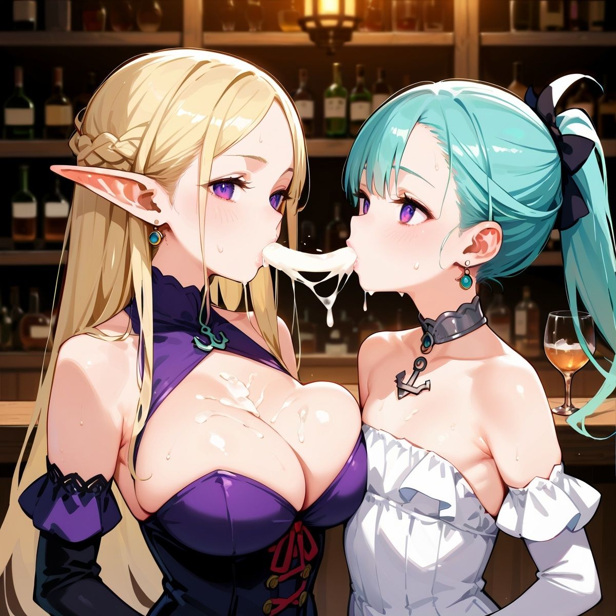 巨乳エルフに大量中出し!〜厳選画像225枚!〜 Vol.1 - サンプル画像 3