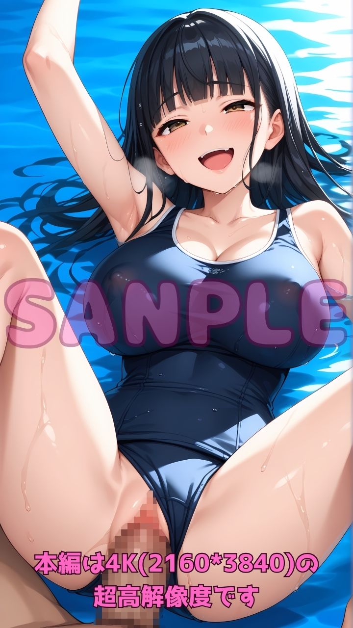 深夜のスク水部〜プールで禁断レッスン〜 - サンプル画像 6