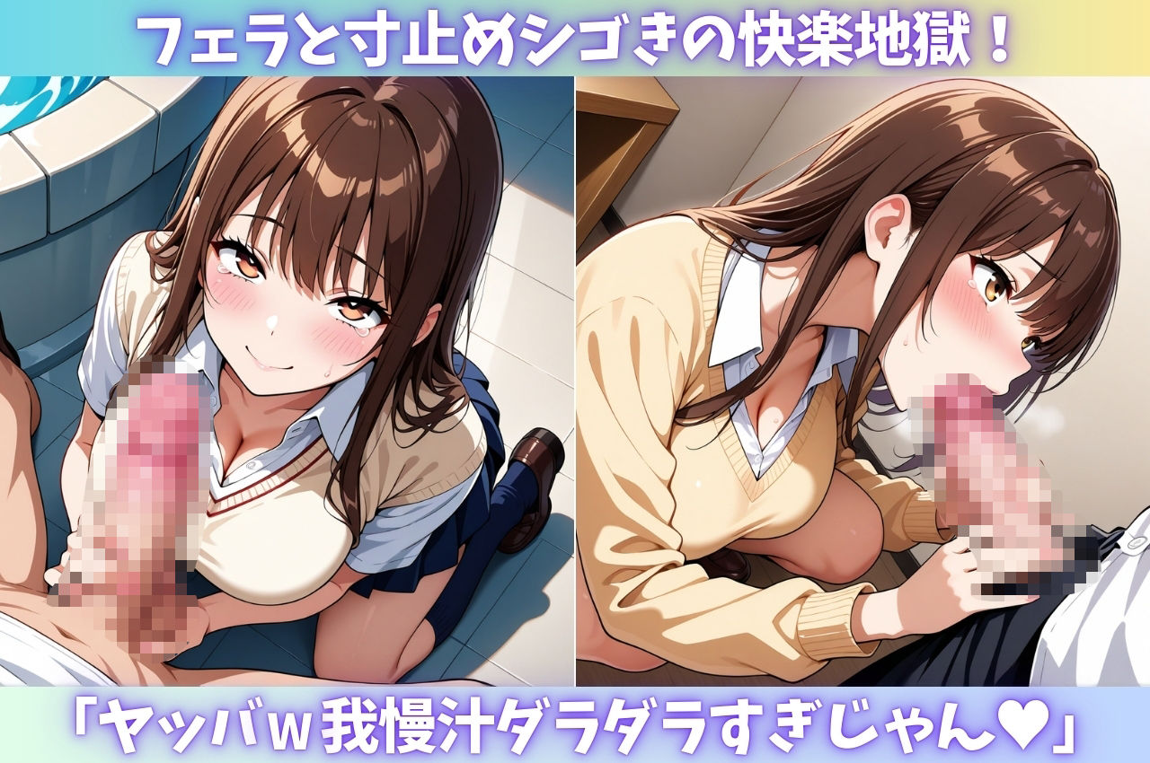 「キモおじのチ●ポマジウケる!」と罵られ、ヤンチャ系ギャルにチンこきされたw - サンプル画像 3
