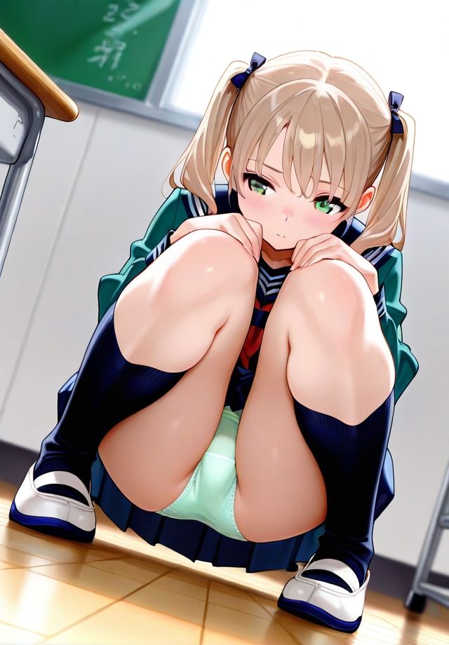 PantyCollectionVII JKしゃがみパンチラ2 - サンプル画像 10