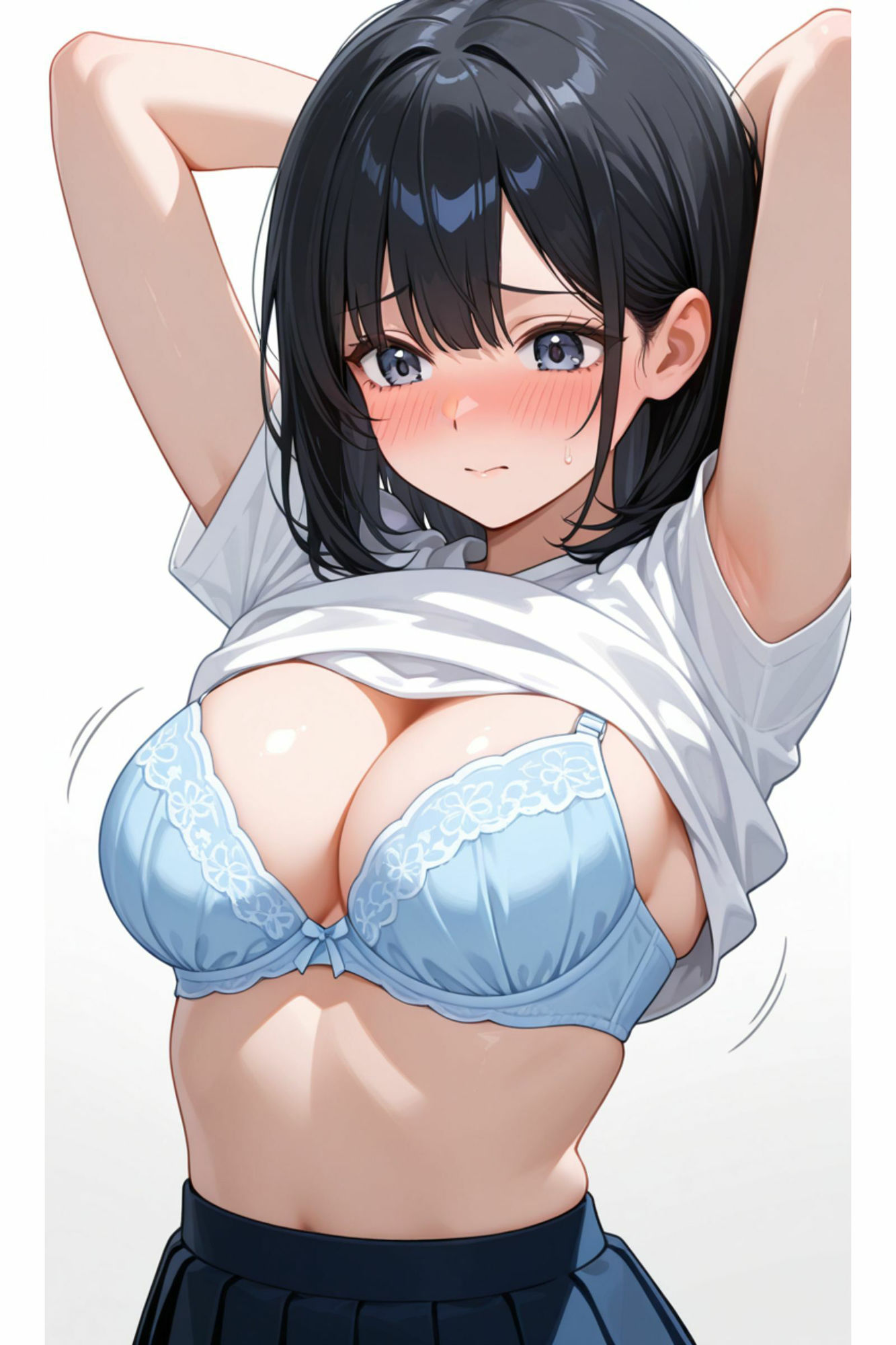 黒髪JKのえっちな自撮り - サンプル画像 5
