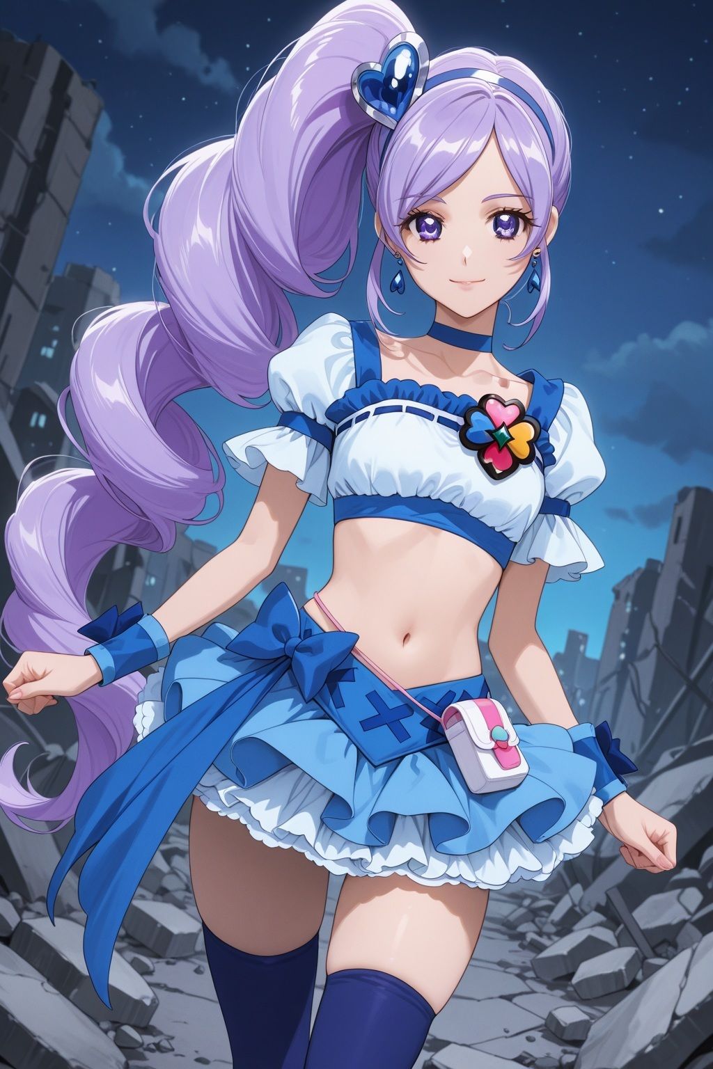 変身ヒロイン×辱 フレッシュプ●キュア! キュ●ベリー敗北初セックス - サンプル画像 1