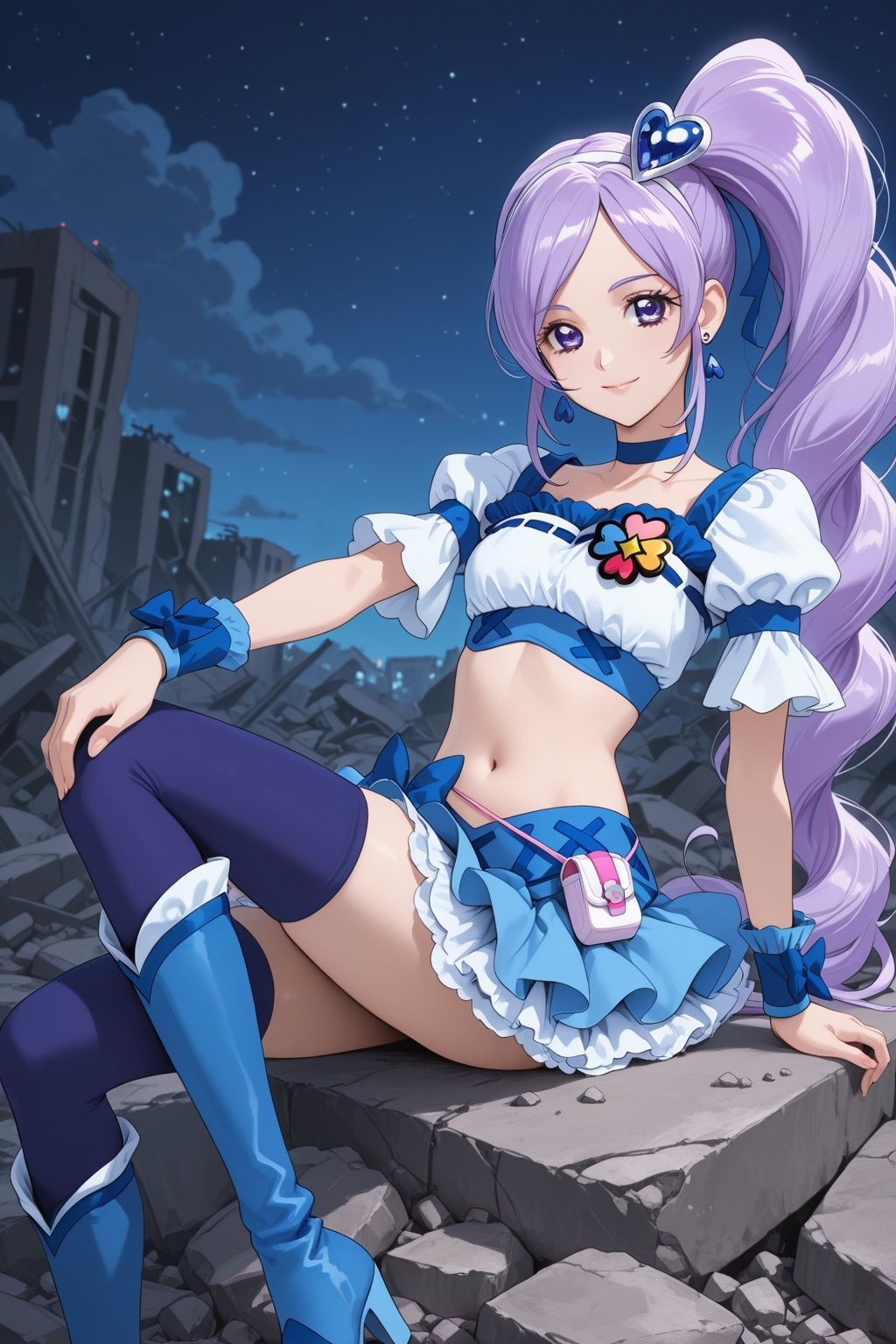 変身ヒロイン×辱 フレッシュプ●キュア! キュ●ベリー敗北初セックス - サンプル画像 3