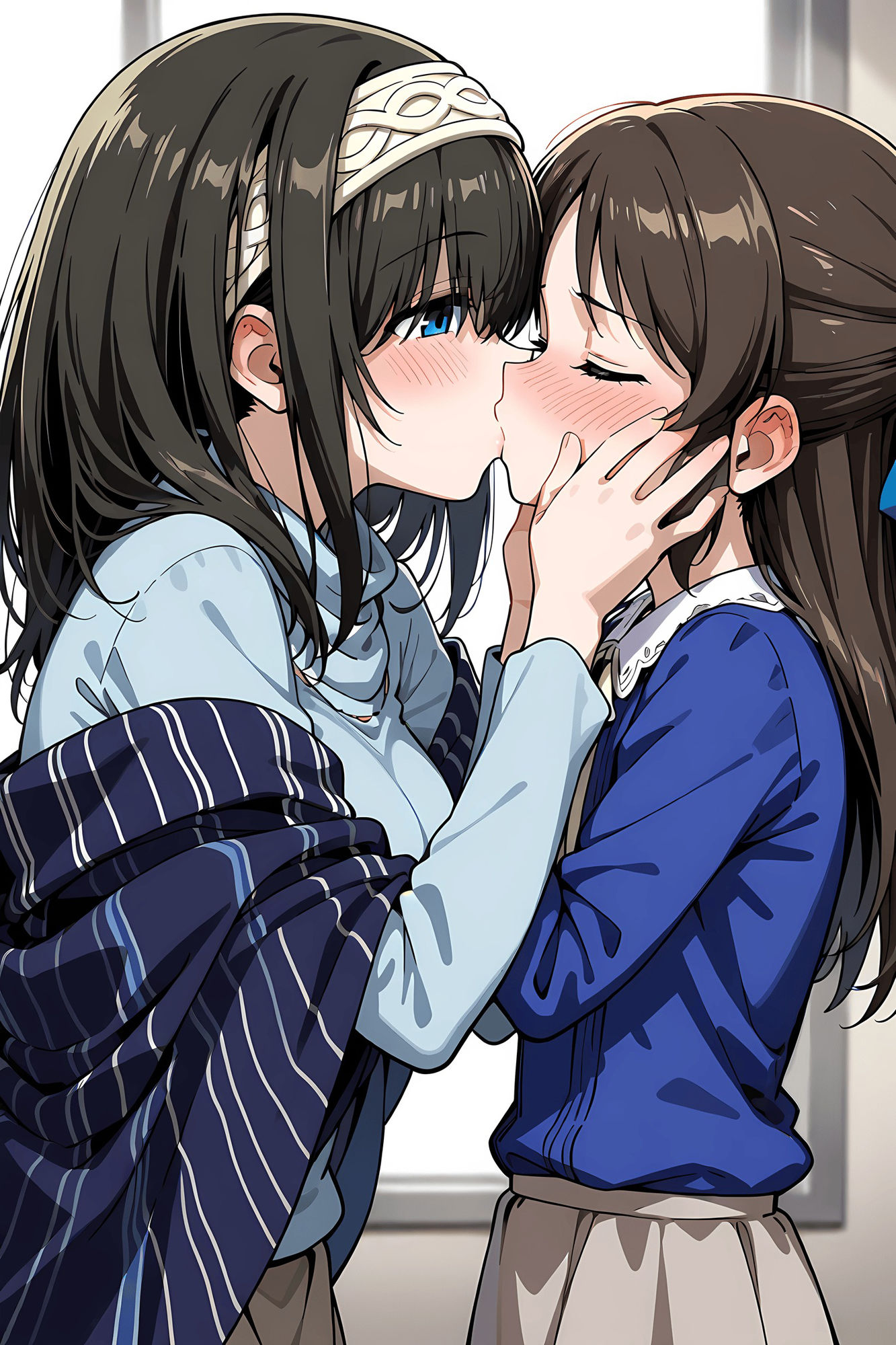 鷺〇文香と橘あ〇すのイチャらぶエッチ本 - サンプル画像 3