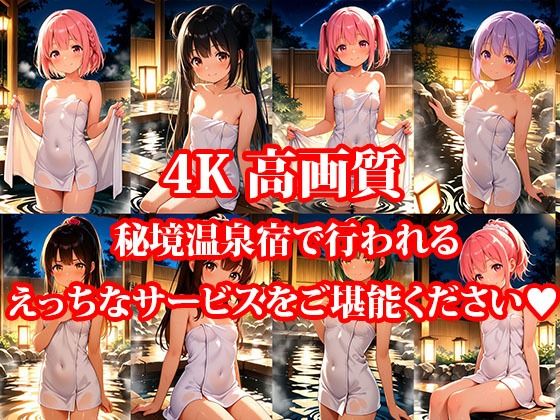 秘境温泉宿 ちっぱい美女たちの秘密のえっちな混浴サービス - サンプル画像 1