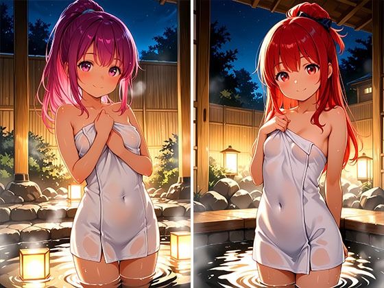 秘境温泉宿 ちっぱい美女たちの秘密のえっちな混浴サービス - サンプル画像 2
