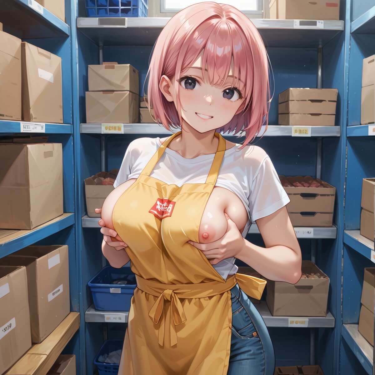 倉庫バイトが神すぎた!!〜エロエロバイトお姉さんと一緒!〜3【厳選CG220枚収録】 - サンプル画像 3