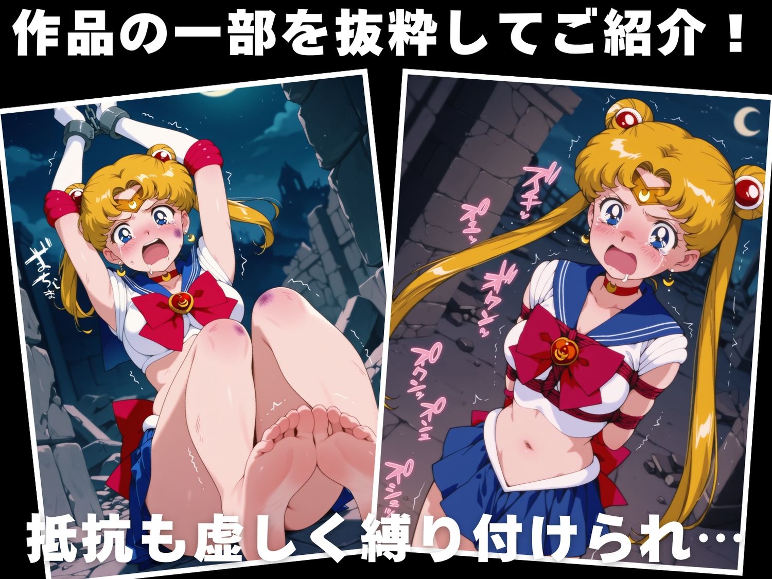【調教・拘束・触手】月● うさぎ - サンプル画像 1