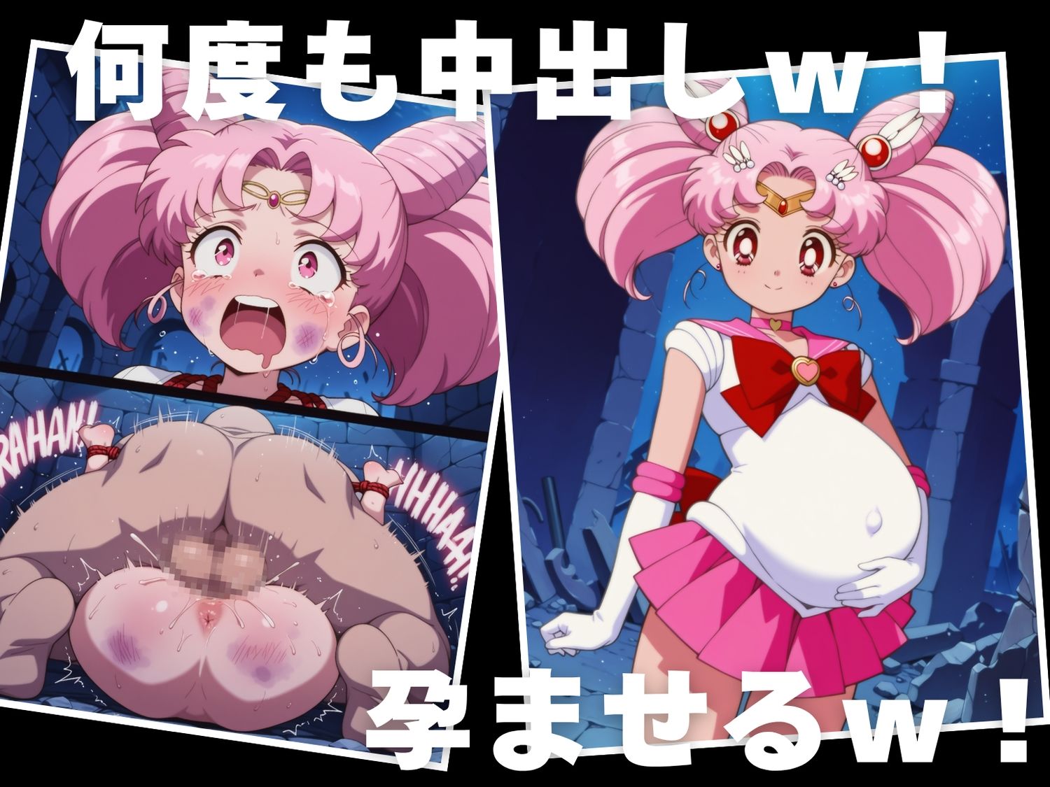 【調教・拘束・触手】ち●うさ - サンプル画像 8