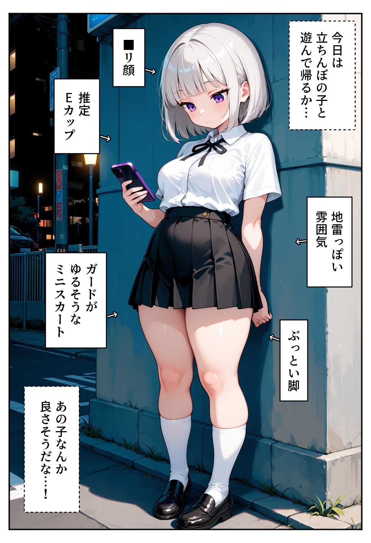 わからせ!メスザコ立ちんぼ「アカネちゃん」 - サンプル画像 1