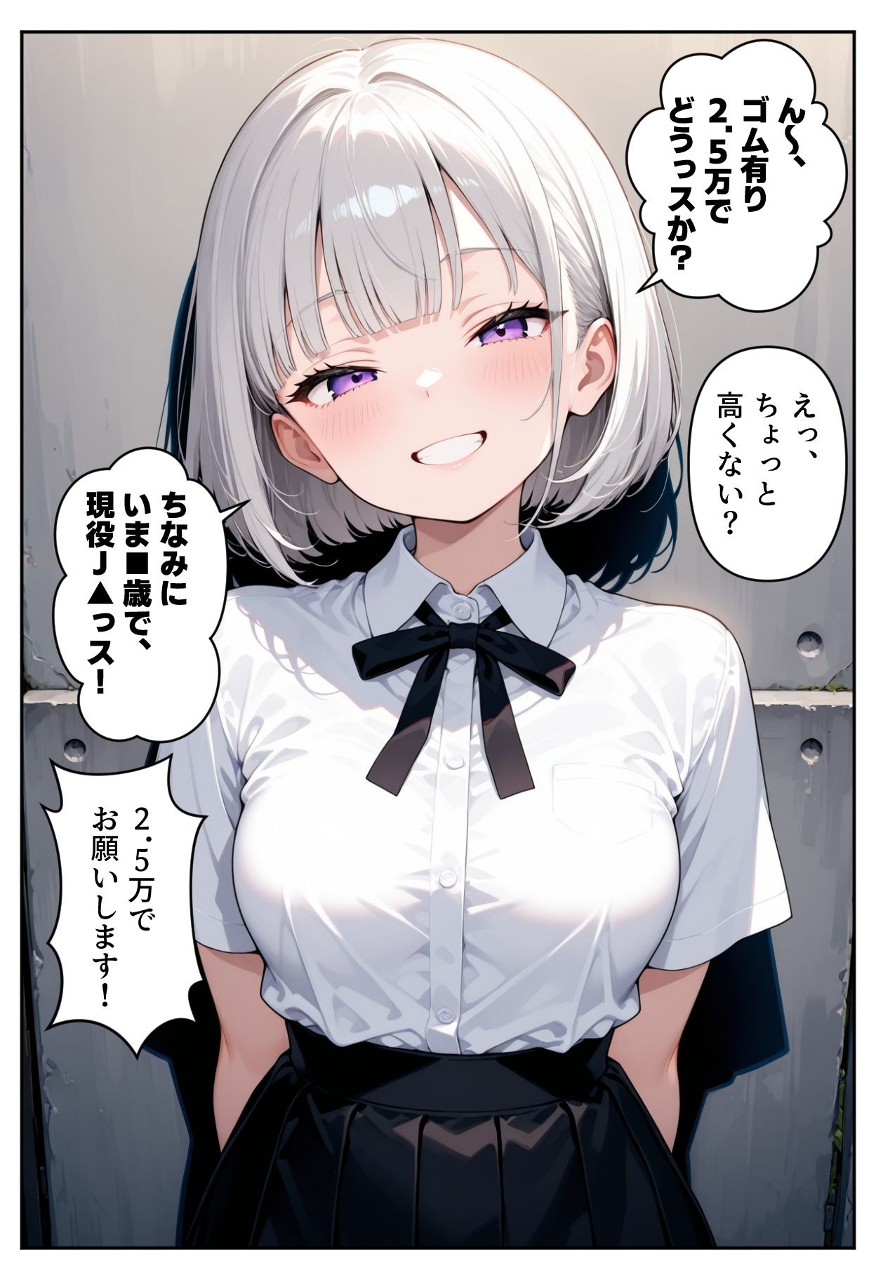 わからせ!メスザコ立ちんぼ「アカネちゃん」 - サンプル画像 3
