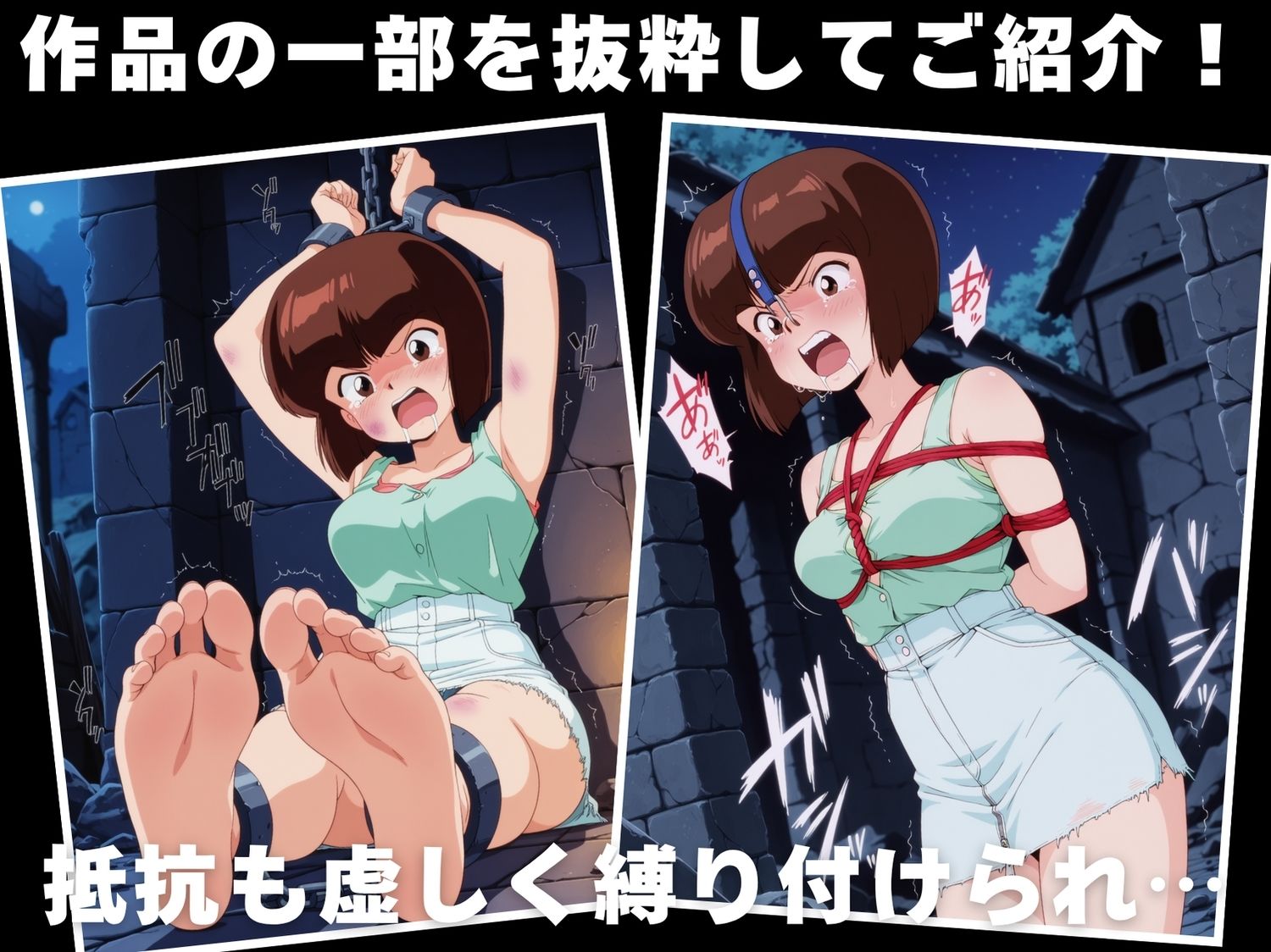 【調教・拘束・触手】天● なびき - サンプル画像 1