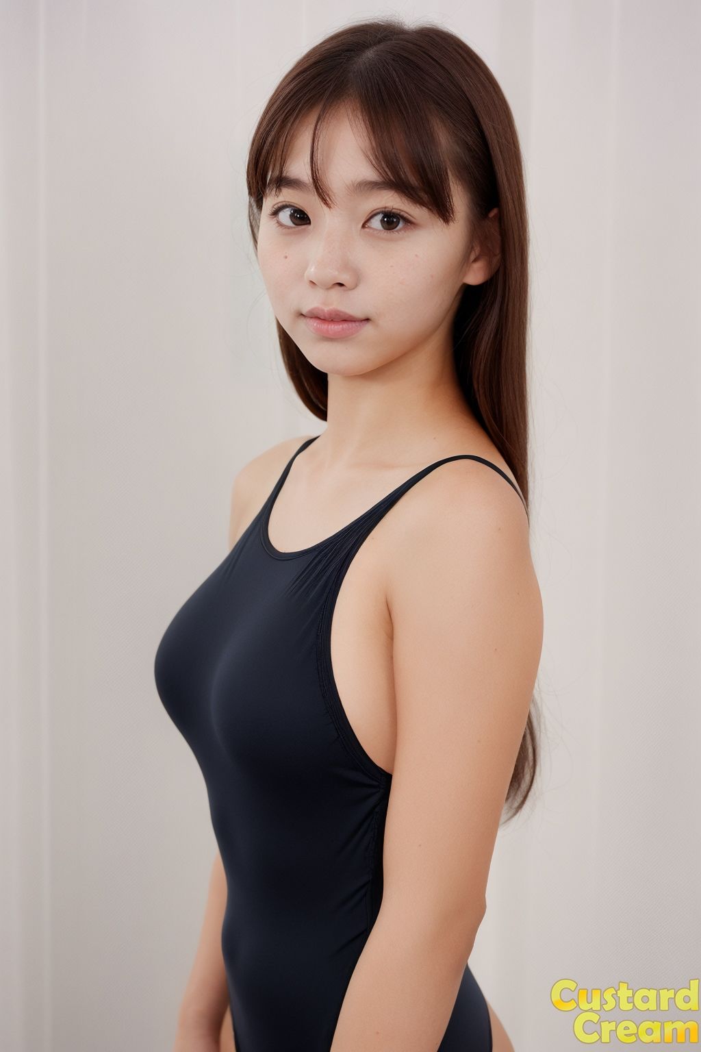 【動画巨乳スク水】巨乳スク水美女たちのヌード撮影会で胸を揺らす - サンプル画像 5