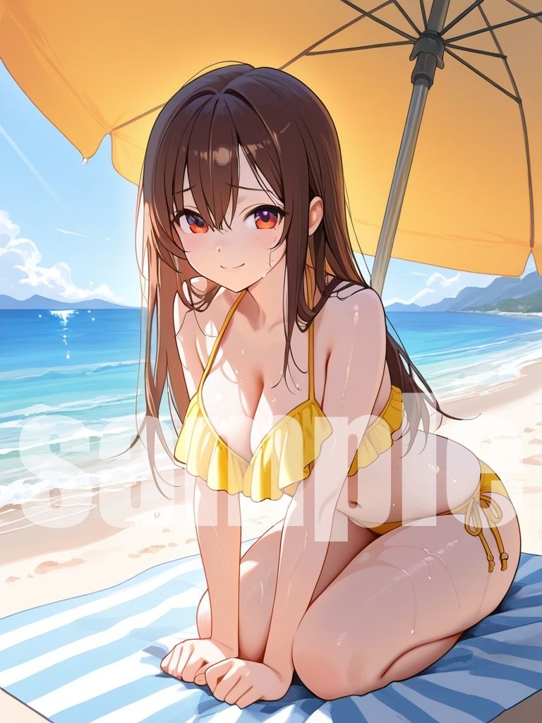 朝から海でパパ活〜汗ばむばかり〜 - サンプル画像 2