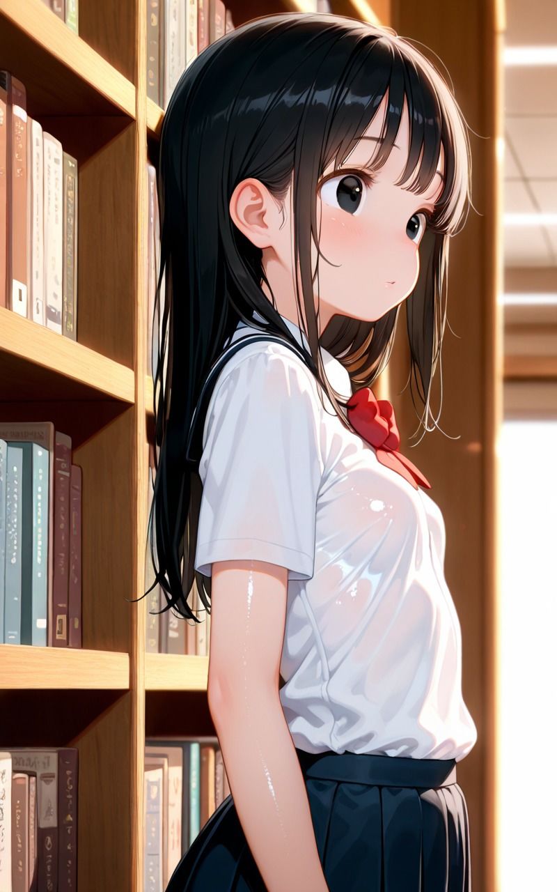 真面目なちっぱい娘と汗だく中出し性教育 - サンプル画像 1