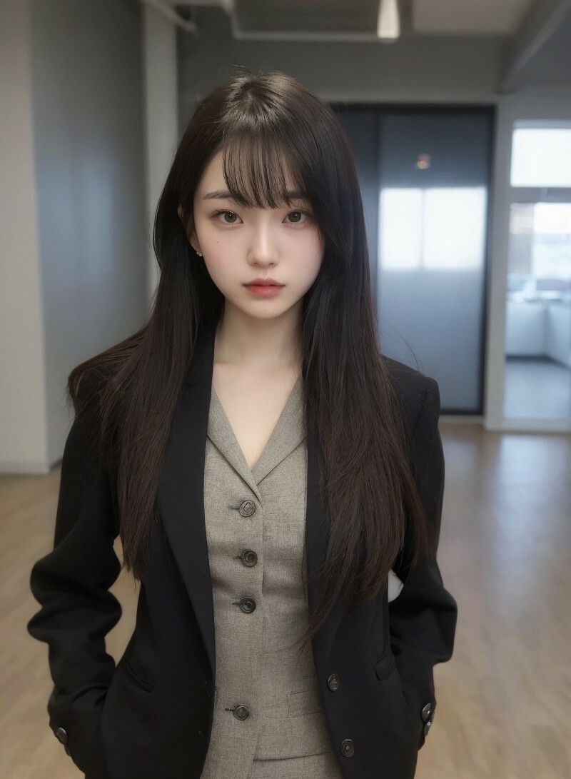 【美女名録】vol9.7 秘書の誘惑。冷たくても、惹かれてしまう。 198枚 【AIグラビア写真集】 - サンプル画像 4