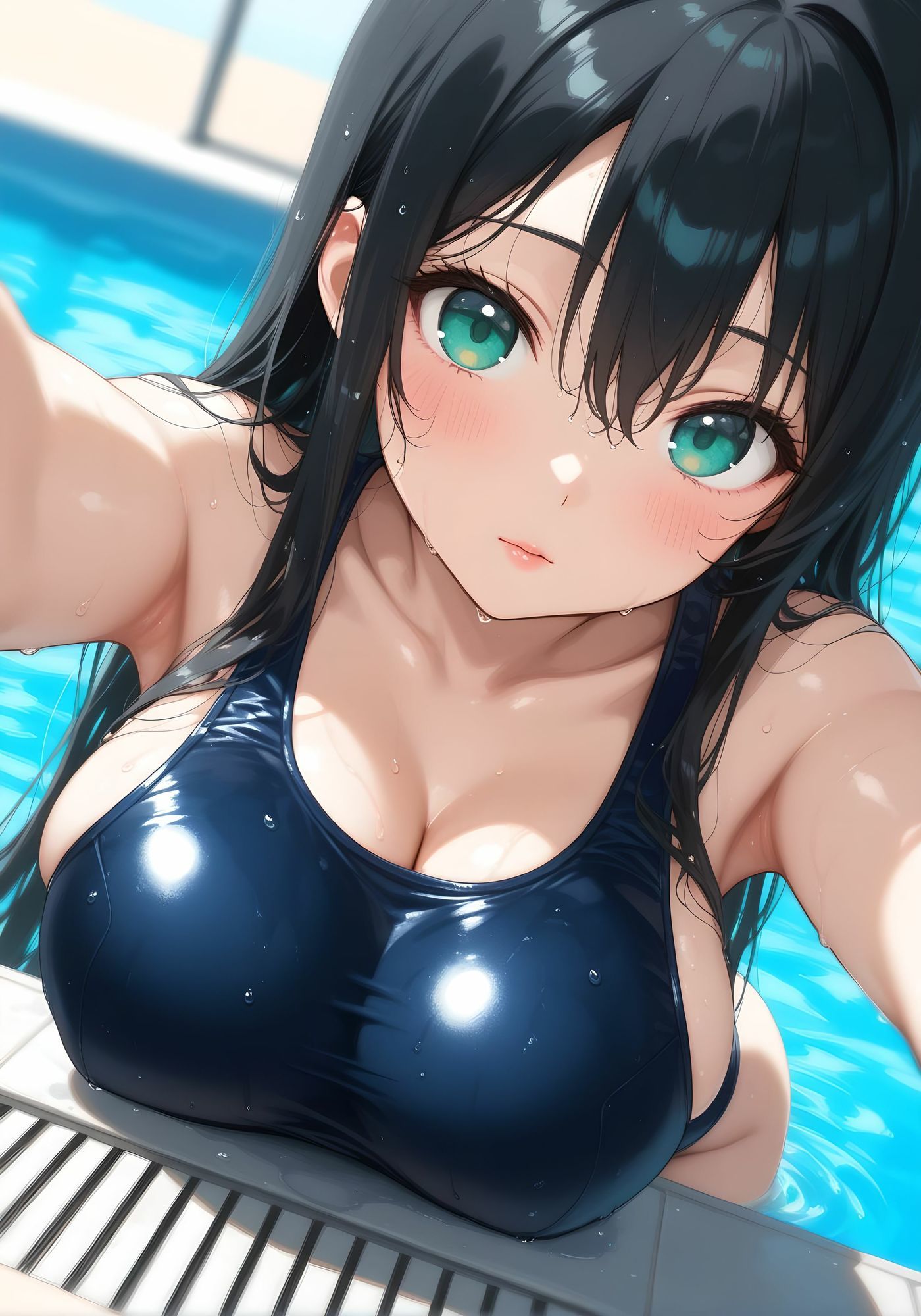 スク水の奥で揺れる気持ち プールで出逢った無垢な誘惑 - サンプル画像 4
